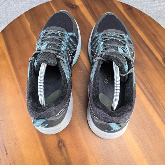 Asics Gel-Venture 7 Mens Shoes Sneaker Size 11 Black/Aqua Synthetic Mesh - Picture 9 of 14